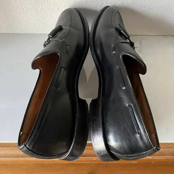 Allen Edmonds Grayson Tassel Loafers Size 14 A Black